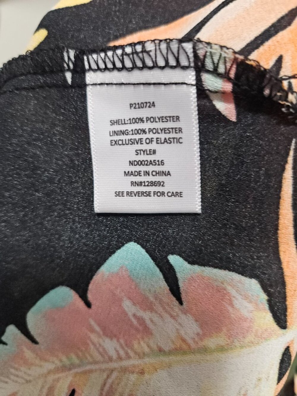 Madden NYC Tropical Halter Dress - Picture 8 of 8